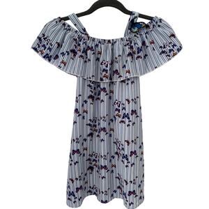 Speechless Little Girls Striped Butterfly Dress Size 8